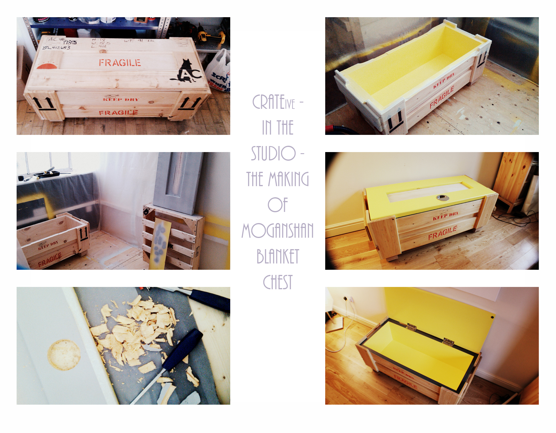 CRATEive - In the studio - The making of Moganshan Blanket Chest