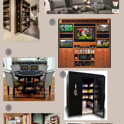 Monthly Mood Board: A Space for Dad – Man Caves