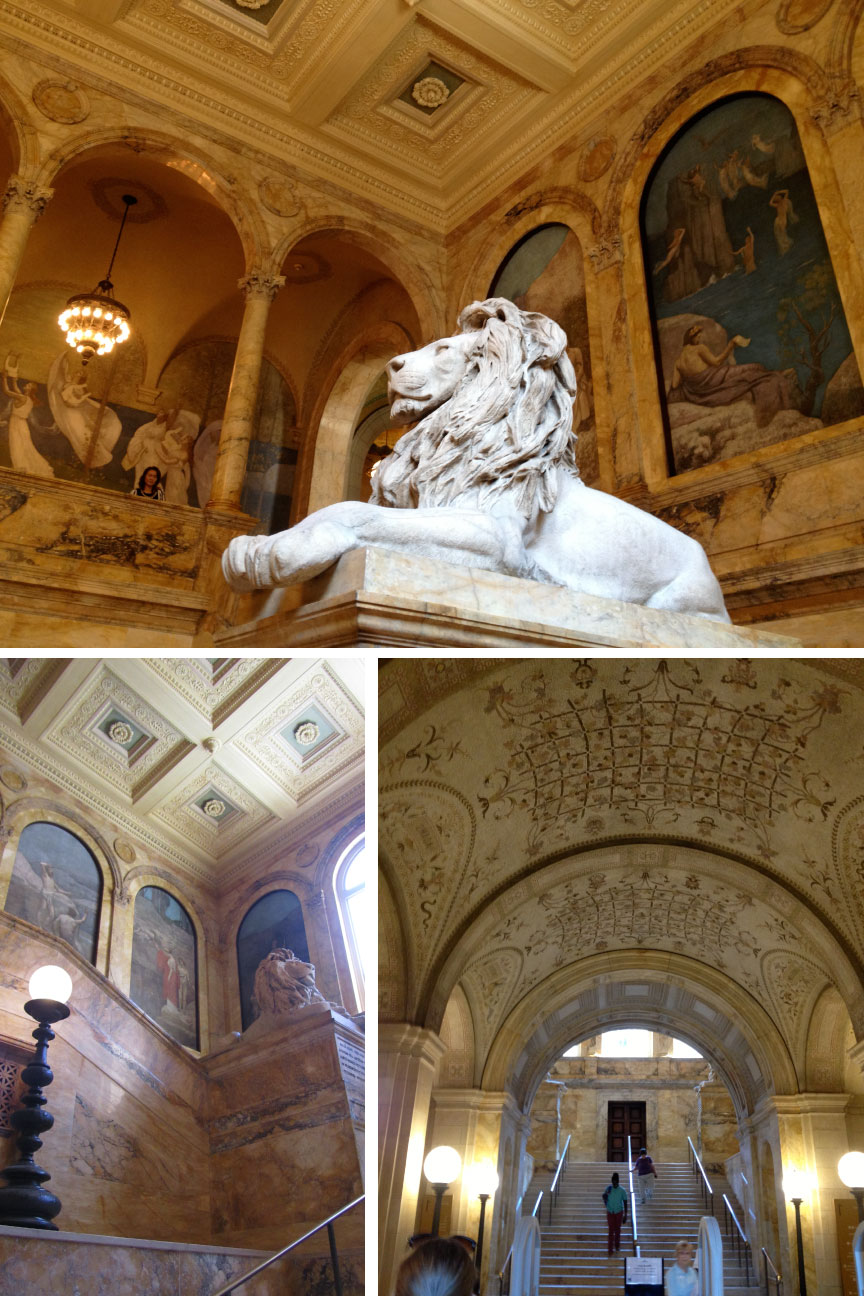 Time to Get Away - The Boston Public Library Main Staircase