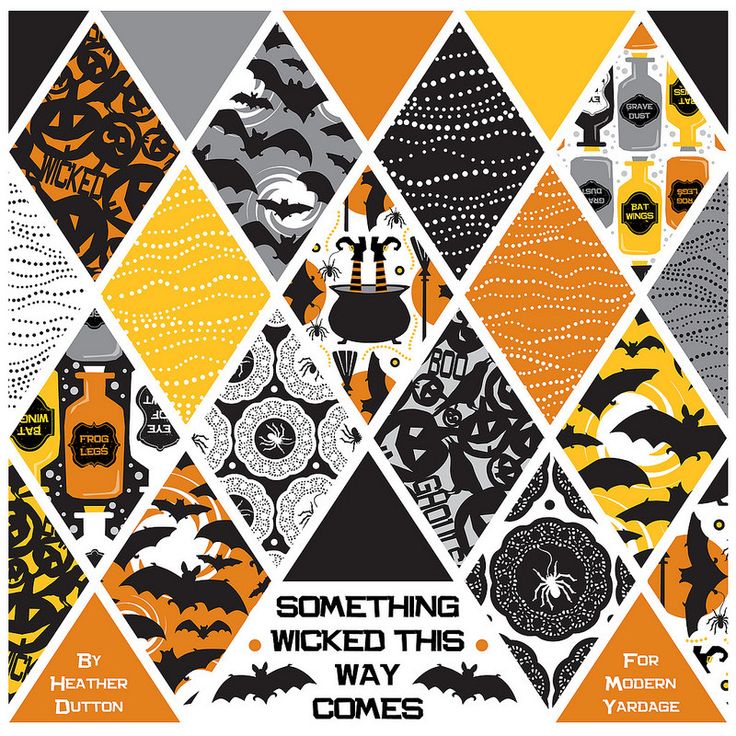 Something Wicked This Way Comes by heather Dutton for Modern Yardage