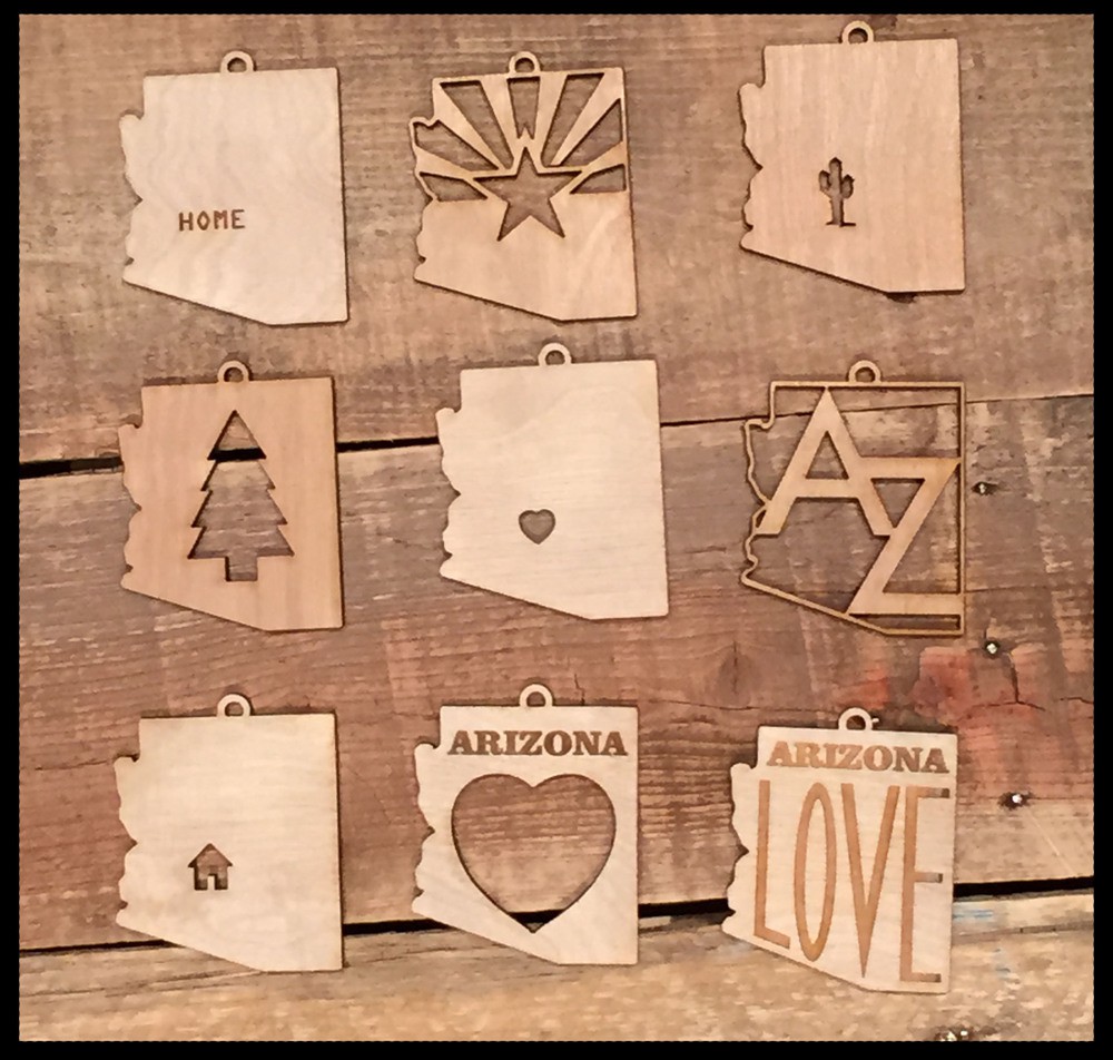 AZ Ornaments from LetterCraft - FINDS CREATIVE GIFT GUIDE 2014