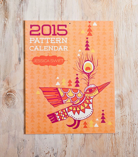 Jessica Swift 2015 Pattern Calendar - FINDS CREATIVE GIFT GUIDE 2014