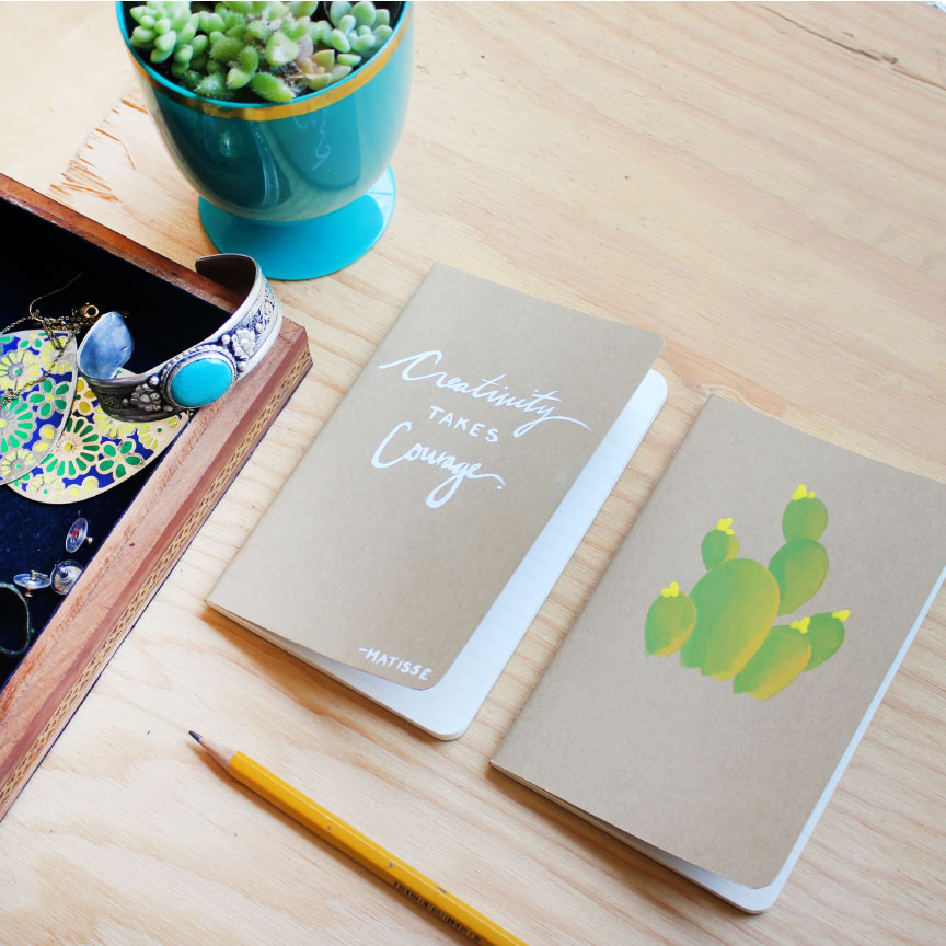 Paige Poppe Handprinted Notebooks