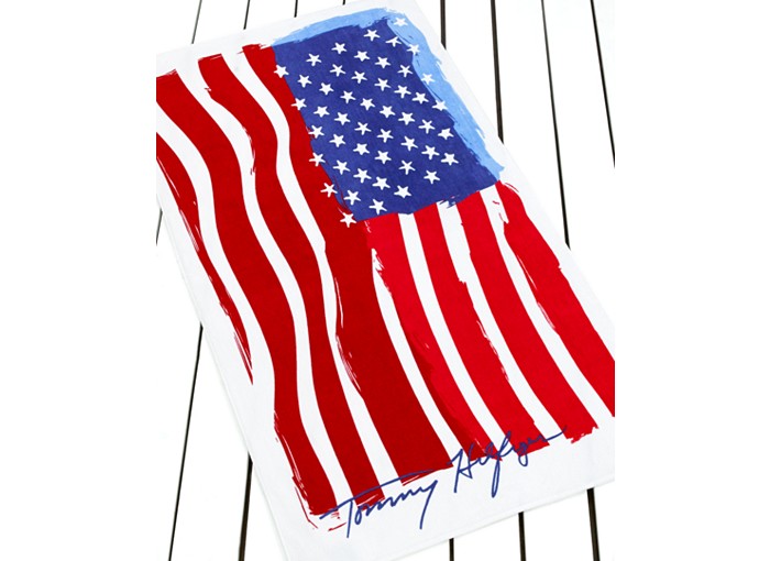 Tommy Hilfiger Flag Beach Towel - 10 Summer Beach Towels - FINDS Blog