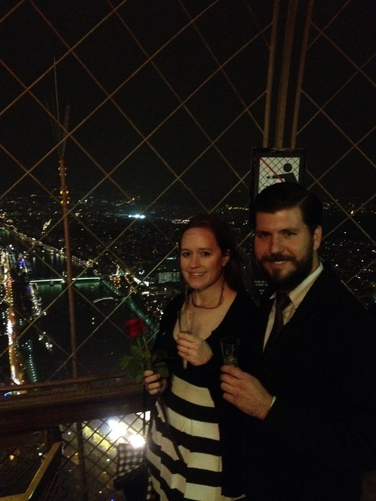 Eiffel Tower Engagement Photo - FINDS Blog - Studio Em Interiors