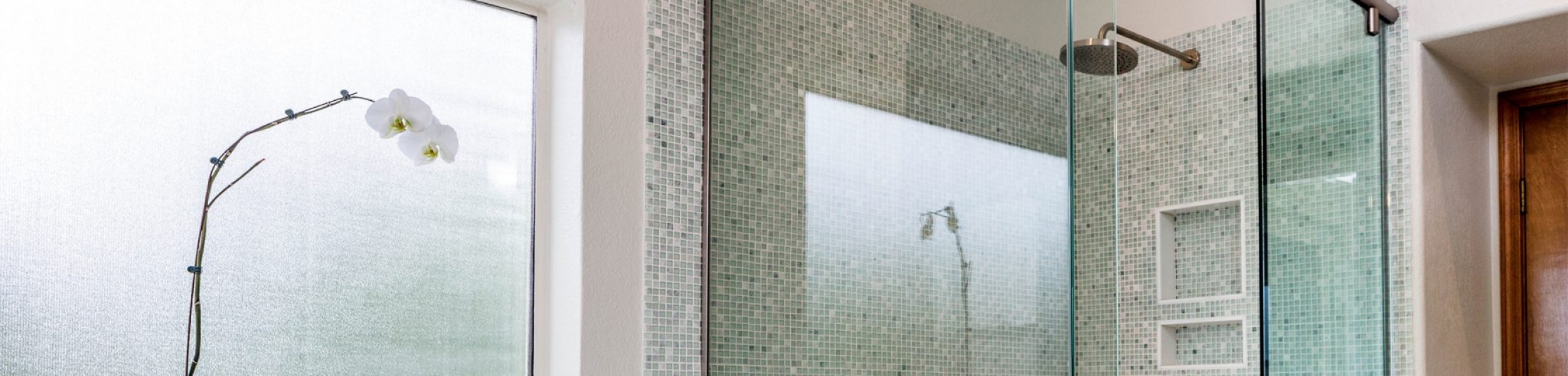 Spa Retreat Master Bathroom Shower Remodel Studio Em Interiors - Phoenix Interior Design - Tempe Interior Design - Chandler Interior Design